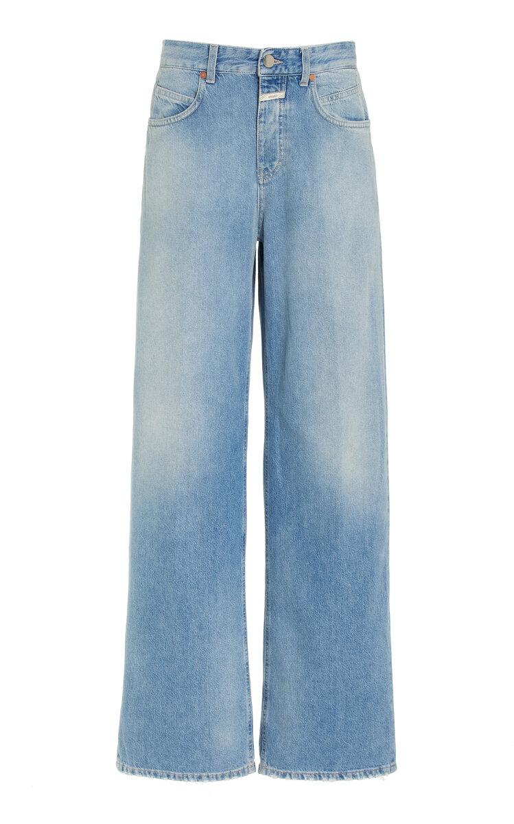 Nikka Rigid Low-Rise Wide-Leg Jeans