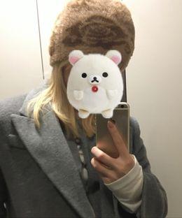 미스룰즈 (misslulz) 로제 폴라쥬 비니 베이지 사진 후기 모아보기 | 무신사