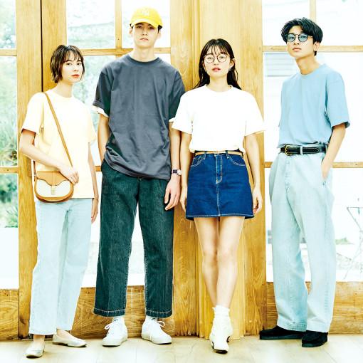 1+1 라운드 반팔티셔츠 17수면 S-3XL 레이어드 루즈핏 오버핏 빅사이즈 남녀공용