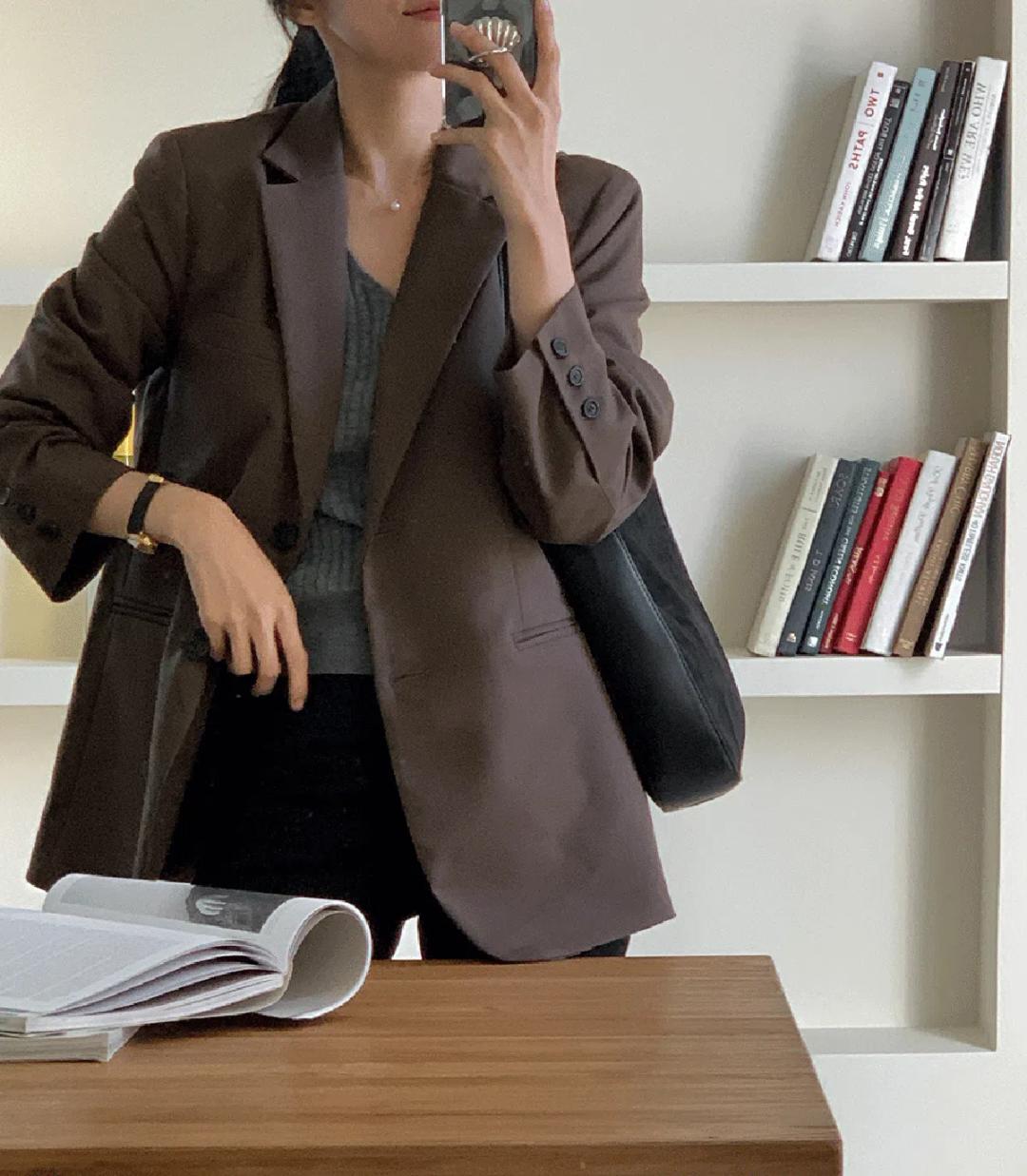 엘리즈 투버튼 자켓(3color)