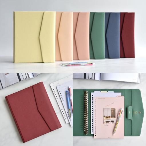 클래시 젠틀 바인더 20공 A5 (다이어리 커버) 고급 인조 가죽 케이스