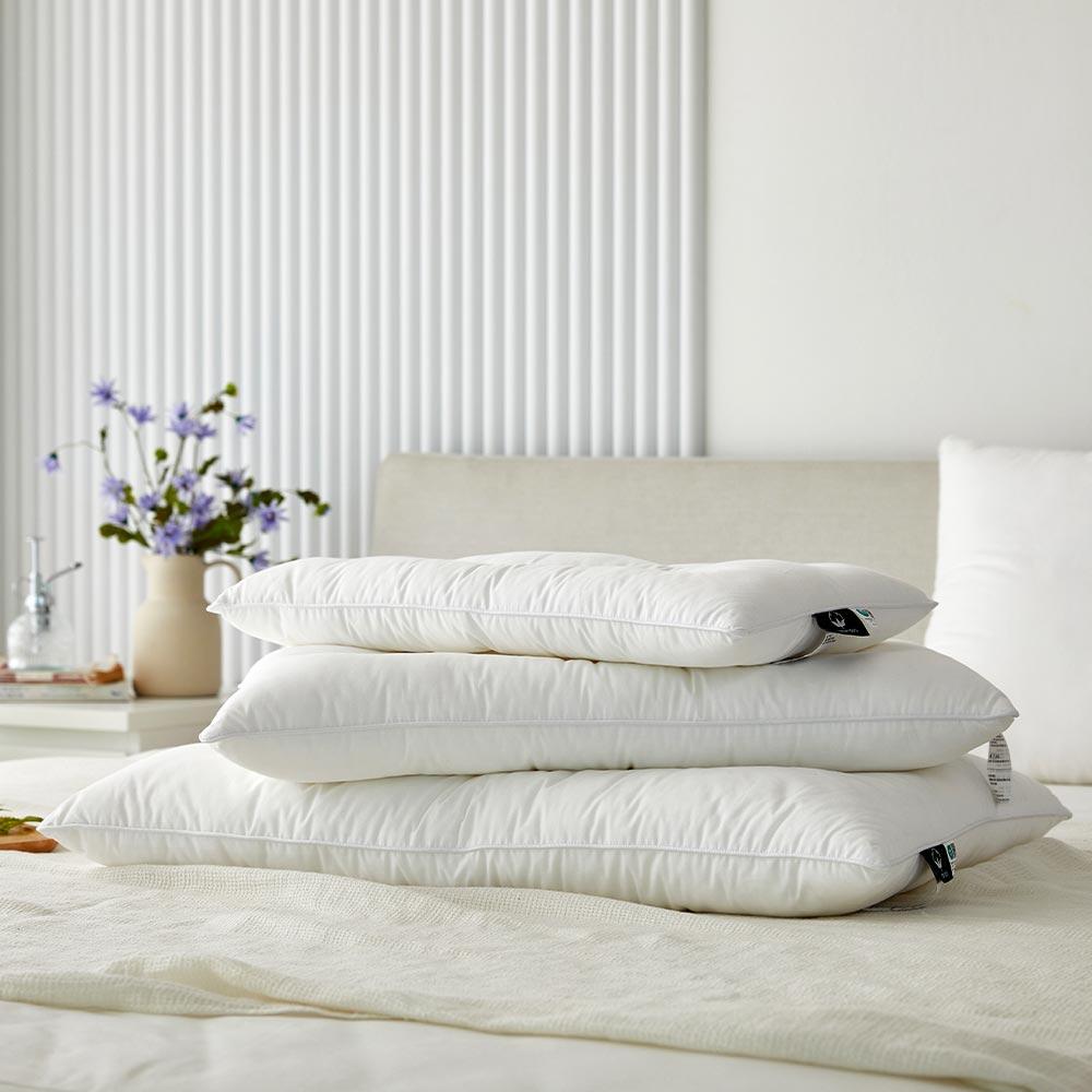 고밀도 코튼 구스필 낮은 경추베개 30x50