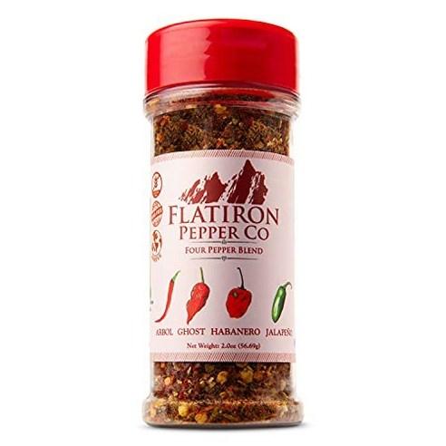 Flatiron Pepper Co - Four Pepper Blend. Premium Re 플랫아이언 페퍼 코(Flatiron Pepper Co) - 4개의 페퍼 블렌드. 프리미엄 - 후추 | 쿠팡