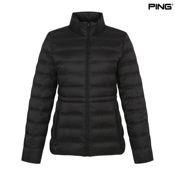 여성 경량 슬림 구스 다운 점퍼 (121D3JP961_BK)