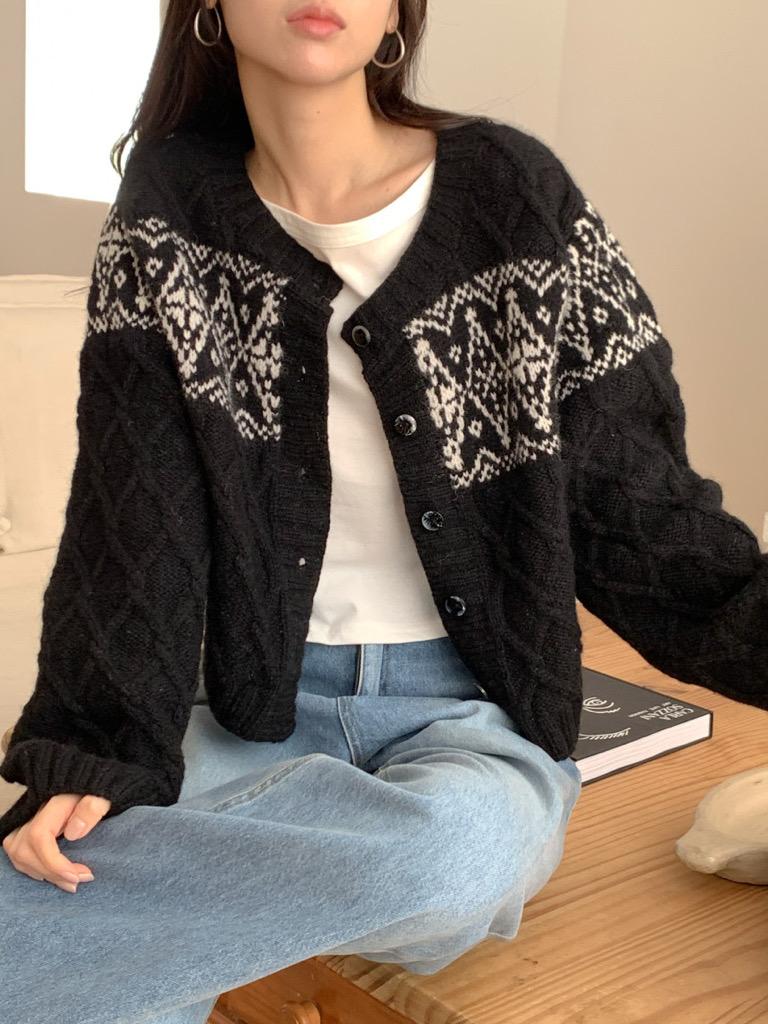 [도안] A-SPIRE CARDIGAN KNITTING PATTERN 어스파이어 가디건 뜨개 도안