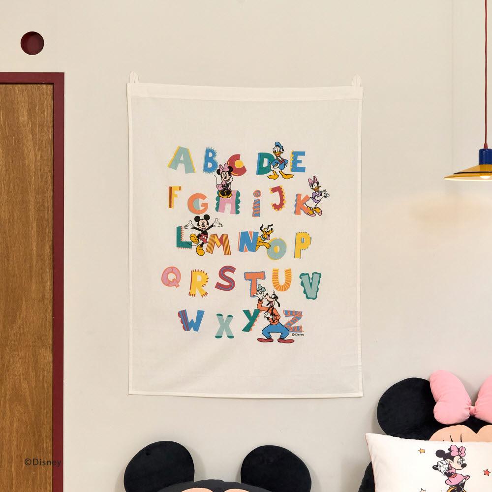 [디즈니] 알파벳 친구들 패브릭포스터 90x120