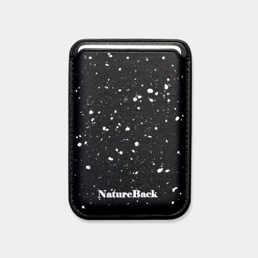 [네이처백] 더스트 맥세이프 카드지갑 (black)