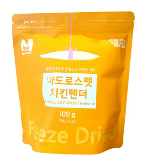 마도로스펫 반려동물 건조 트릿 간식, 치킨텐더, 100g, 1개 - 동결건조간식 | 쿠팡