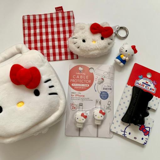 산리오 헬로키티 케이블 충전기 usb 보호캡 아이폰