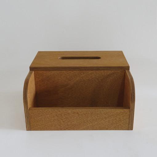 [SOIRO] Yellow Brown 2 IN 1 Rectangular Tissue and Wet Tissue Case _ 옐로우 브라운 티슈 케이스 & 물티슈 보관 케이스