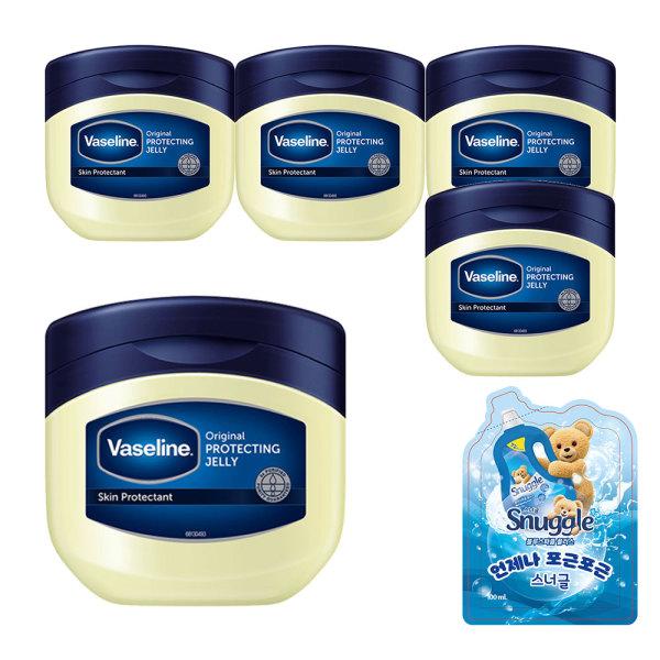 바세린 퓨어스킨젤리 100ml 5개 + 증정