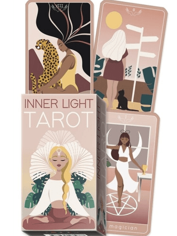 해설서+이너 라이트 타로카드 Inner Light Tarot 요가 여성
