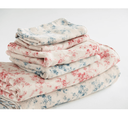 [Fil-usine] imabari Rose Jardin Face Towel  플라워 패턴 거즈 페이스 타월