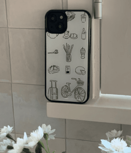 마머데이ㅣ스케치 에폭시 케이스 iphone 13