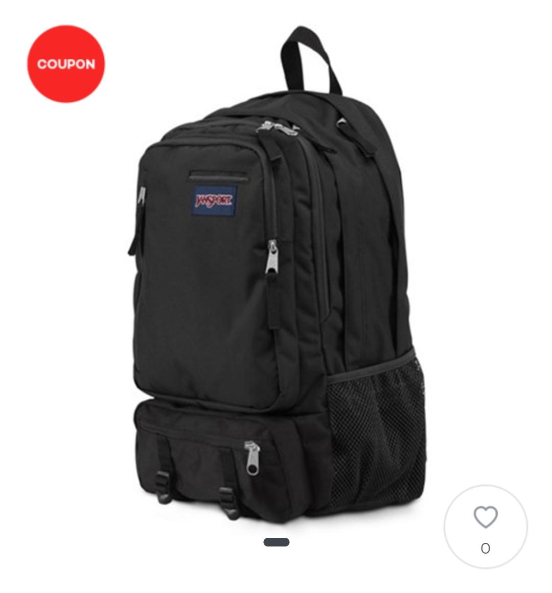 잔스포츠 엔보이 백팩 T45G008 - Black