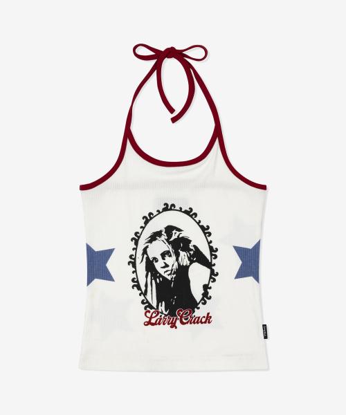 [WOMENS] STAR JENNIE HALTER NECK WHITE