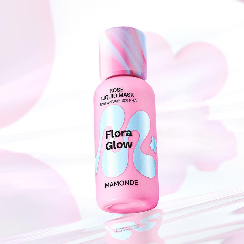 마몽드 플로라 글로우 로즈 리퀴드 마스크 80ml x 1개