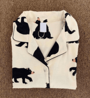 (500장돌파) 피치기모 댄싱베어파자마