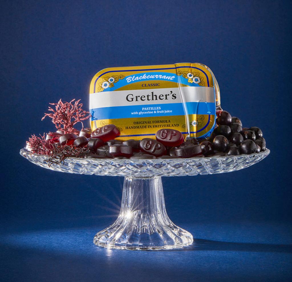 그레터스 파스티유 스위스 목캔디 클래식 블랙커런트, 110g, 1개그레터스 파스티유 스위스 목캔디 클래식 블랙커런트, 110g, 1개