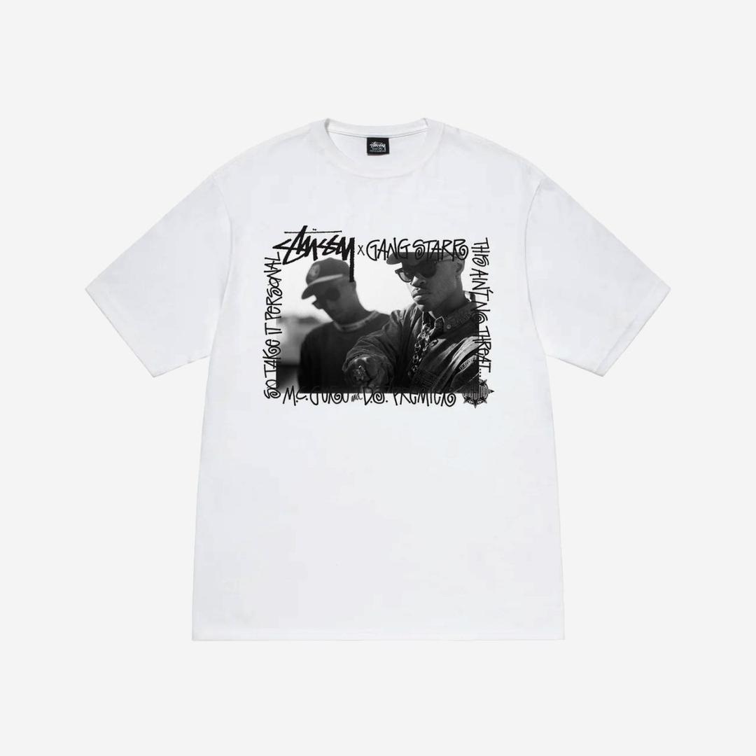 Stussy x Gang Starr Take It Personal T-Shirt White