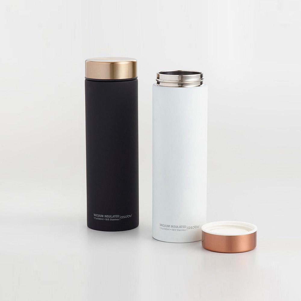 아소부 진공 스테인리스 텀블러 르바통 500ml - 블랙
