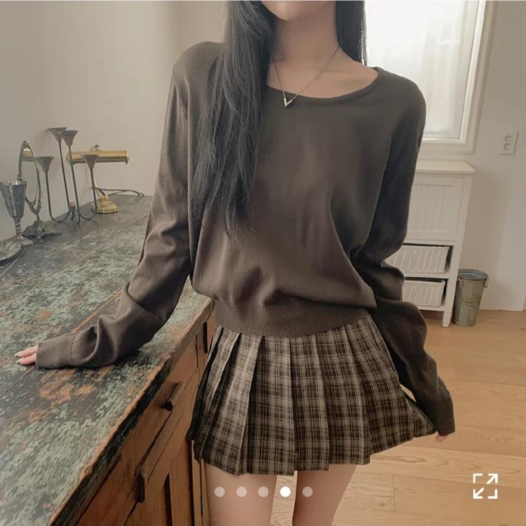 [8color 국내] 모스 스탠다드 라운드넥 니트 (가을/가 을옷/가을신상/가을니트)