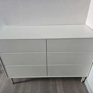 네임 3단 와이드 서랍장