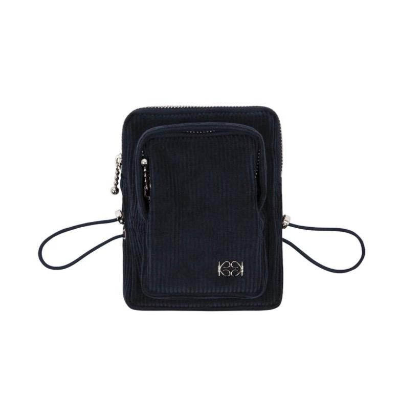 Corduroy Mini Bag Navy