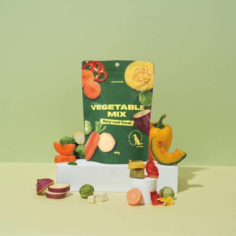 베리앤펫 베리 리얼 야채믹스 트릿 야채 채소 동결건조 강아지 고양이 영양 수제 간식 트릿