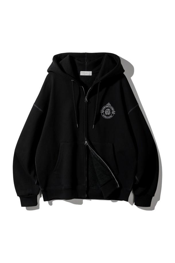바켄 SIGNATURE B 후드 집업 BK7690_블랙