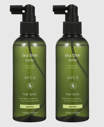 [아브카][1+1] 티트리 쿨링 두피 스케일링 탈모증상완화 뿌리는 헤어토닉 200ml