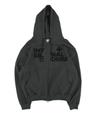 TCM internal hooded zip-up (charcoal)