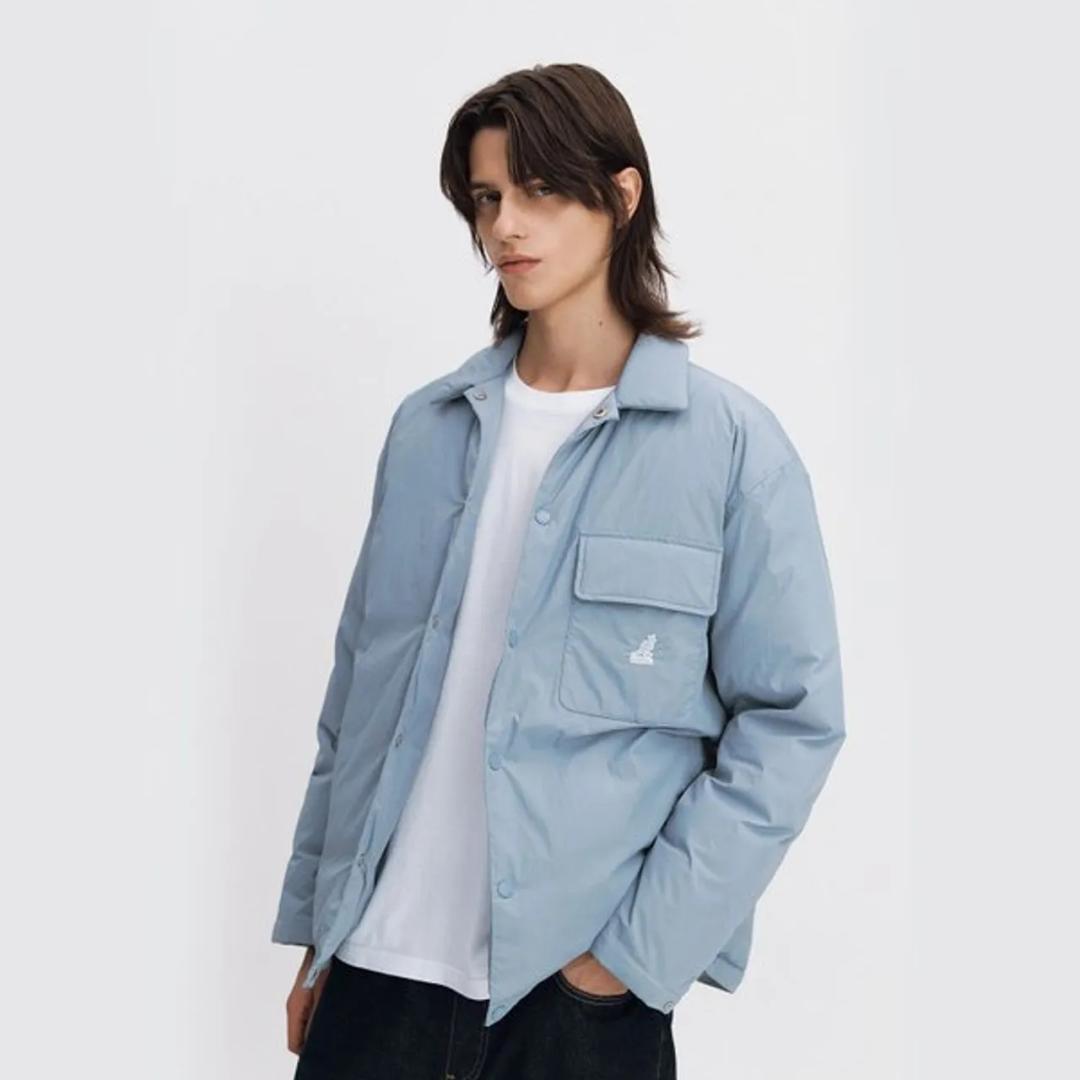 [갤러리아] [캉골] 베이직 포켓 셔켓 8536 라이트블루