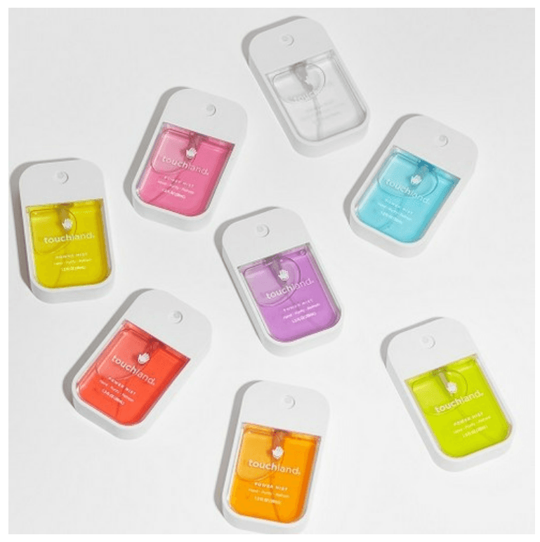 터치랜드 휴대용 손소독 항균99.9% 퍼퓸 핸드미스트 세니타이저 3종 택1 - 핸드크림 | 쿠팡