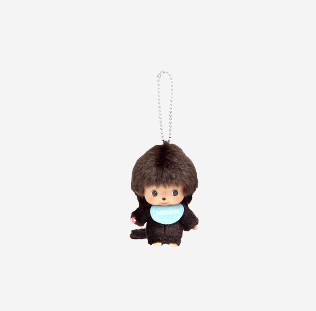 Monchhichi Babychichi Bighead SS Boy Key Chain Blue