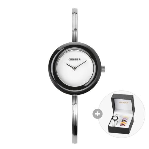 셀럽착용💚가이거 GE1220WT 여성 비비드 체인져블 워치