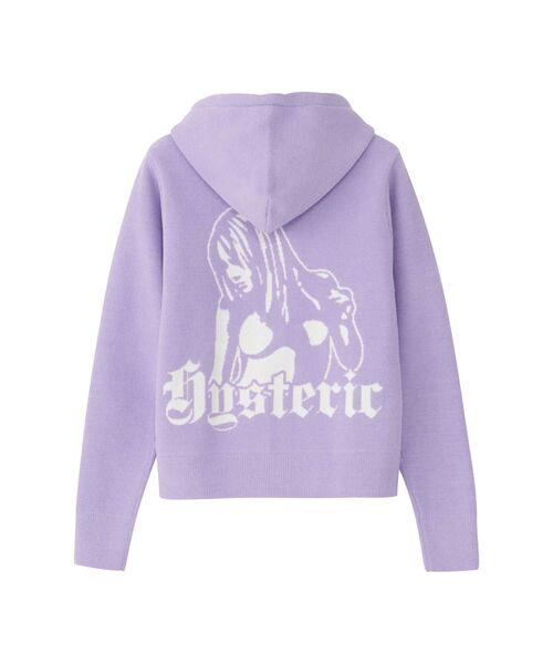 HYSTERIC GLAMOUR（ヒステリックグラマー）の「HYSTERIC TIMESジャカード ショート丈パーカー（カーディガン/ボレロ）」 - WEAR
