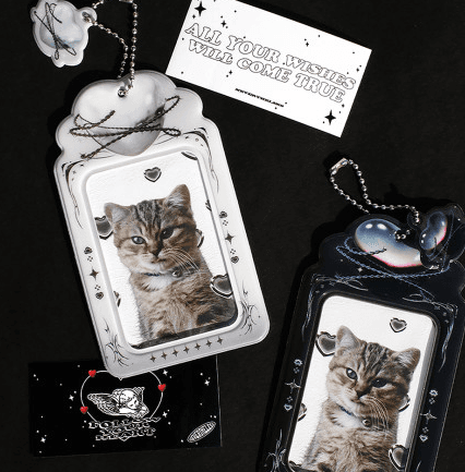 러버스 포토카드홀더 포카홀더 귀여운 폴꾸 키홀더 키링 케이스 가방 악세사리 장식