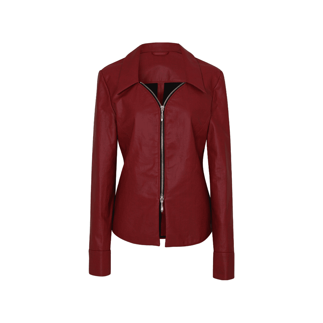 ZIP SHIRKET (BURGUNDY)