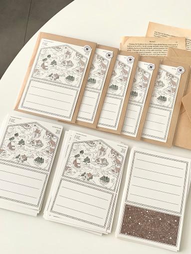 [mewmewbeam] world map 012 letter set