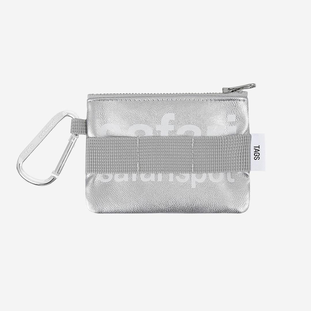 [KREAM 단독] Safarispot Basic Safari Keyring Card Wallet Sliver