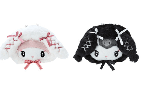 산리오。한밤의 메로쿠로 페이스 파우치