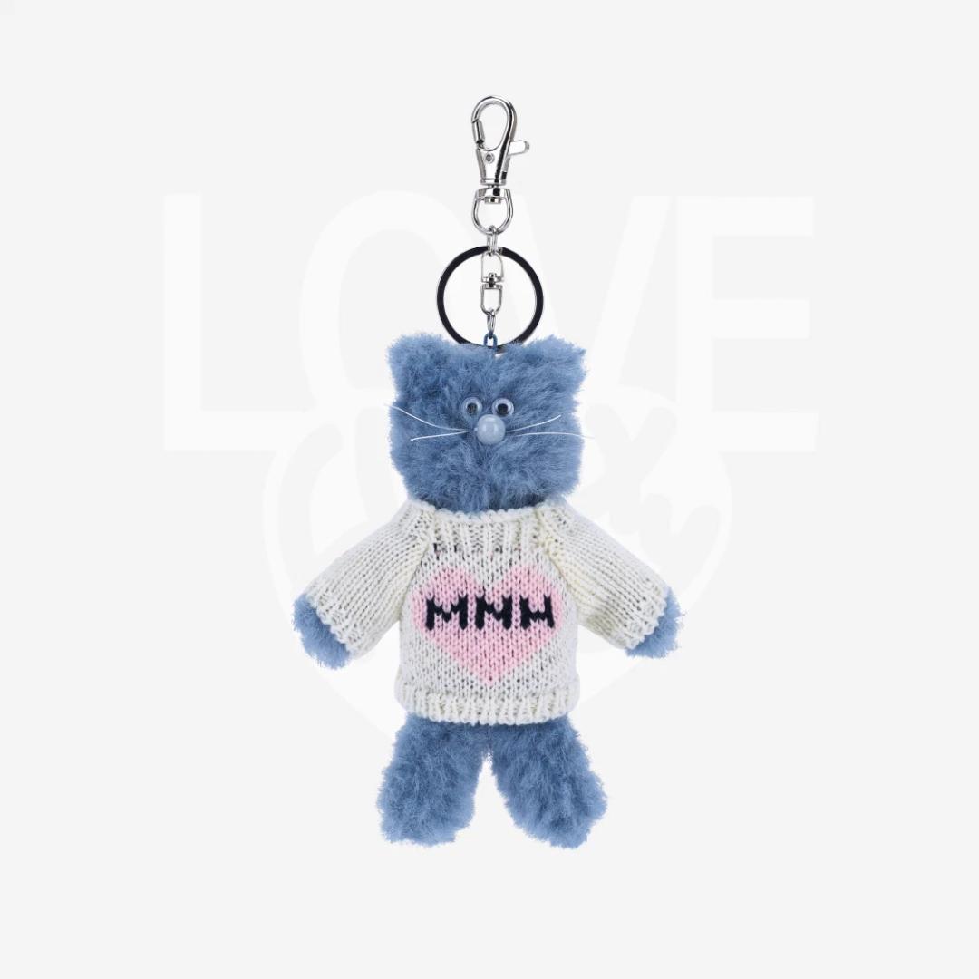 Monamhee Love Flexy Keyring Blue