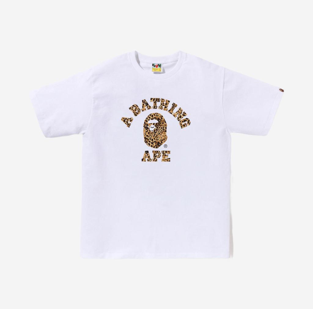 Wild Leopard Pattern College Tee