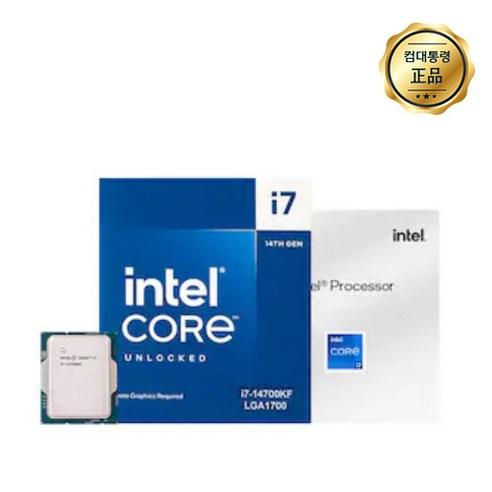 인텔 코어 intel core i7-14세대 14700KF 정품 벌크 새상품 당일배송 - CPU | 쿠팡