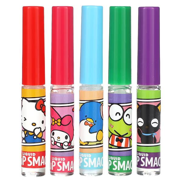 Lip Smacker, 헬로키티 앤 프렌즈, 액상 립글로스, 영원한 최고의 맛, 5팩, 14ml(0.45fl oz)