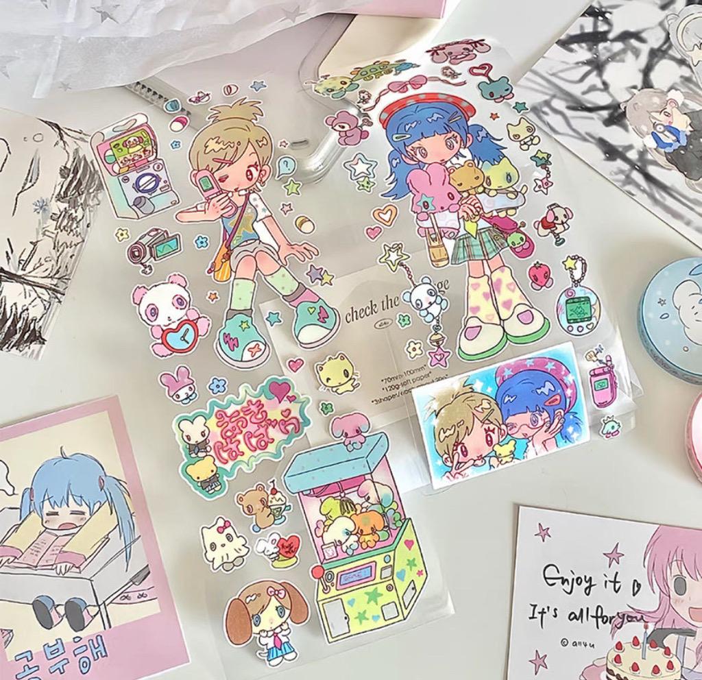 Soft tissue x sunonebird 수업후 나들이 70mm 롤 스티커