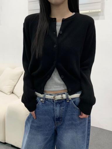 데일리 라운드 가디건 (5col)