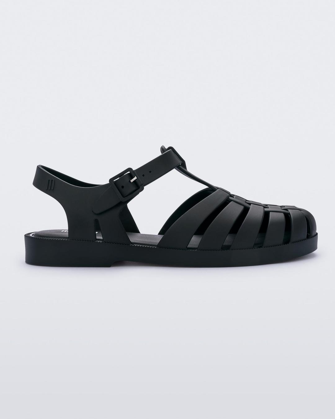 Melissa Possession Sandal Matte Black - Black Jelly Sandal