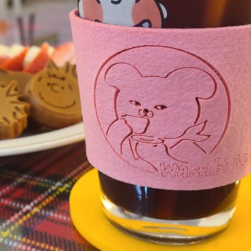 와사비베어 컵 슬리브